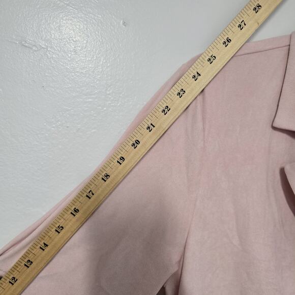 Long-sleeved trench coat with cuffs, lapel coat with drawstring waist - Picture 10 of 12